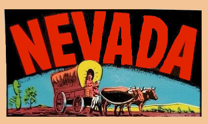 (image for) Nevada Vintage Vacation Sticker